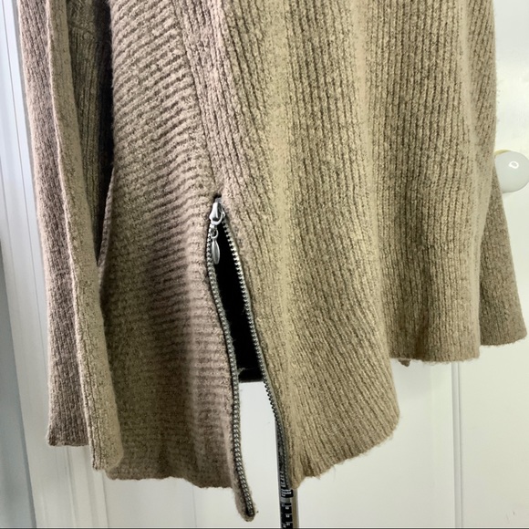 Faded Glory Side Zip Cowl Neck Poncho Sweater NWOT - Picture 6 of 10